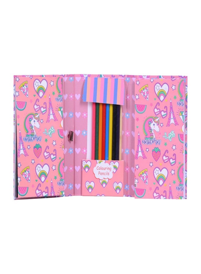 Asera كتاب تلوين وخدش من أسيرا مع 8 أقلام تلوين، مجموعة كتب تلوين ورسم فنية للأطفال من عمر 3 سنوات فما فوق، هدية عيد ميلاد للأطفال (يونيكورن) - Image 5